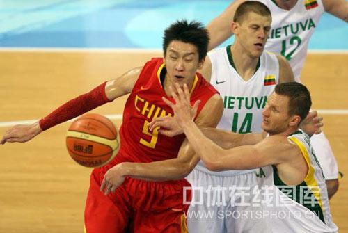 中国男篮vs立陶宛男篮2008