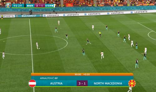 奥地利对北马其顿现场比分