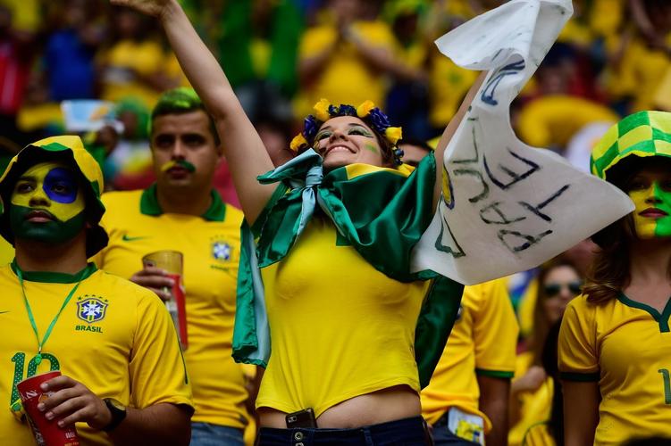 巴西球迷庆祝